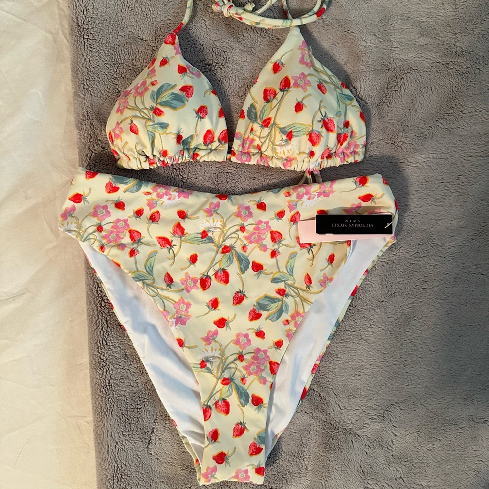 VS strawberry print bikini